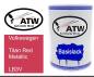 Preview: Volkswagen, Titan Red Metallic, LB3V: 500ml Lackdose, von ATW Autoteile West.